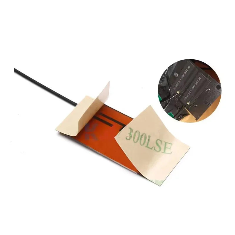 1575.42MHZ GPS Passive Built-in FPC Antenna GPS Receiving Module Positioning Antenna High Gain 5dBi I-P-E-X-1 12CM Cable RG1.13