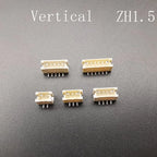 10Pcs ZH 1.5/PH 2.0/XH 2.54/SH 1.0/JST 1.25mm Male Pin Horizontal Vertical Socket Connector 2P/3P/4P/5P/6Pin For PCB Board JST