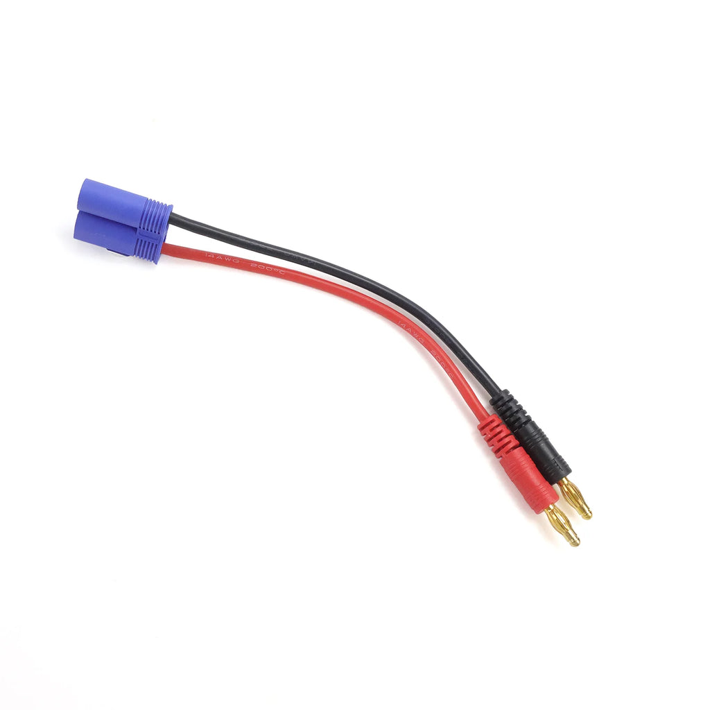 XT30 XT60 XT90 JST EC5 Futaba Traxxas Plug to 4.0mm Banana Charge Cable 15cm Silicone Wire for RC Lipo Battery