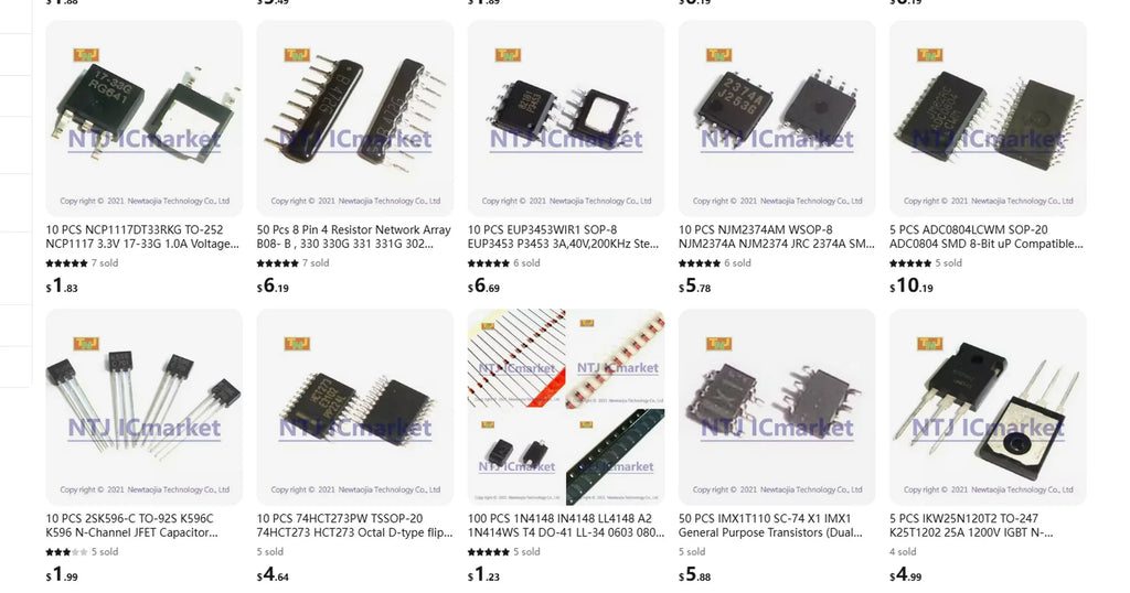 50 PCS NE555P DIP-8 NE555 555 General Purpose Single Bipolar Timers IC Chip