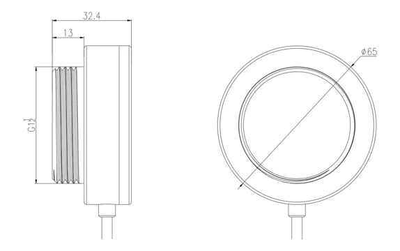 Non-Contact Radar Water Level Sensor Used For Hydrology Flood Control Industrial Tanks