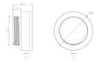 Non-Contact Radar Water Level Sensor Used For Hydrology Flood Control Industrial Tanks