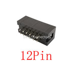 10-50Pcs DC3 IDC JTAG Socket 6-50Pin Male Header Connector 2.54mm Pitch Straight Needle DC3 ISP Double-spaced 2*6-50P DC3 Header