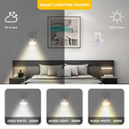 LED Night Light EU Plug In Smart Motion Sensor Light 220V Wall Lamp for Home Aisle WC Hallway Stair Kitchen Bedroom Night Lamp
