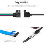 Coolo 5050 RGB LED Strip Lights IP65 Waterproof 2 x 100cm For Bike Electric Scooter Skateboard Motorcycle Taillight Safety Light