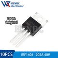 10PCS IRF1404 IRF1404PBF TO-220 202A 40V N-channel Power MOSFET Transistor 100% New Original