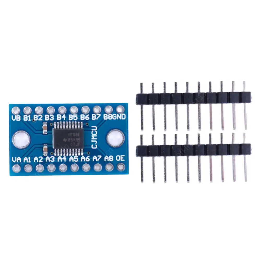 TXS0108E Logic Level Shifter Bi-Directional Module 3.3V 5V 8 Channel Logic Level Switching Shifter High Speed for Raspberry Pi
