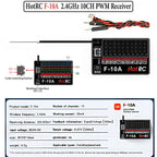 Hotrc  HT-10A/HT-8A HT10A 2.4Ghz 10CH/ 8CH  Remote Controller F-10A Receiver For RC Airaft Vehicle Boat Drone Accessories Parts