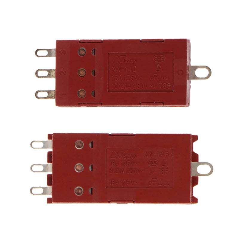 1pc Toggle Slide DIP Air Tube Switch 4 Pins 4 Positions XN-14C 16A 125V 10(2A) 250V For Hair Dryer Blower Switch
