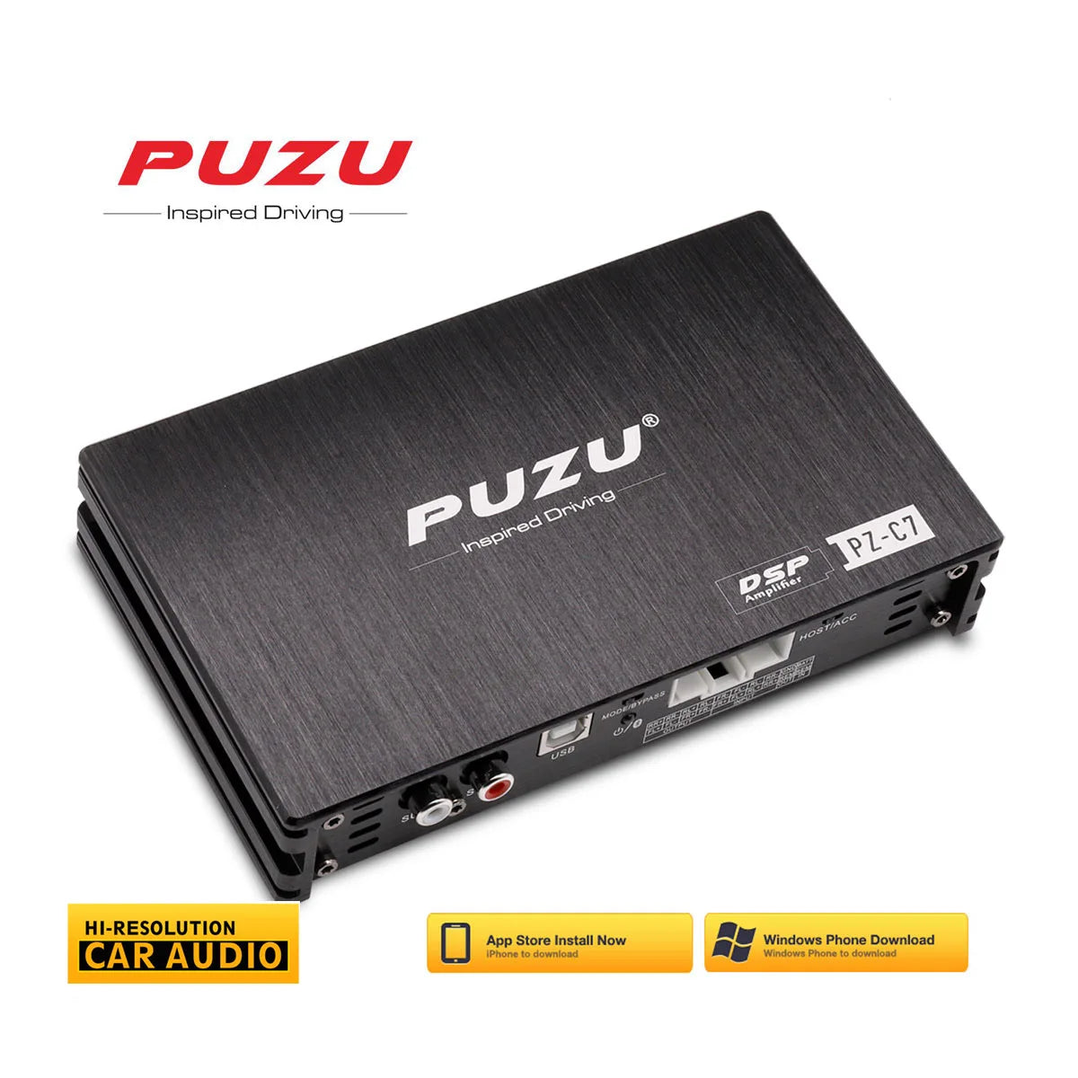 wiring harness 4X150W Car DSP amplifier with android Software app car radio sound upgrade digital audio signal processor