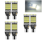 2/6pcs T15 Reverse Light W16W Led Super Bright 10W Canbus Backup Light Car Park Light White Red 12V