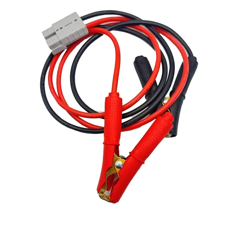 A84E-For Anderson Connector 50A 10AWG Alligator Clip Battery, 600V Cable Towing Winch Quick Connect Plug