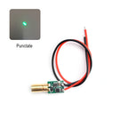 6mm 10mW Green Small Laser Head Module Dot/Line/Cross 3V-5V Adjustable Focal Length 520nm Laser Diode Head Industrial Class