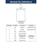 M52K-DX-LR03 433-475Mhz Long Range 10KM Transmission Power 27Dbm Lora Module ASR6601 Uart Serial Port AT Lora Module