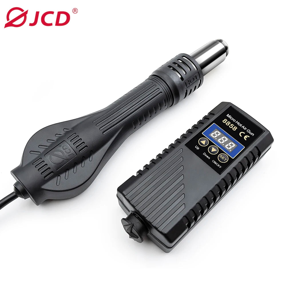 JCD 750W Heat Gun Digital Display Micro Rework Soldering Station Hot Air Gun For Welding Repair Tool Hair dryer 8858