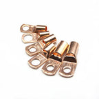 10/25/50/100pcs Copper Lug Ring Wire Connectors Bare Cable Electric Crimp Terminal SC6-6 SC6-8 SC10-6 SC10-8 SC16-6 SC25-6