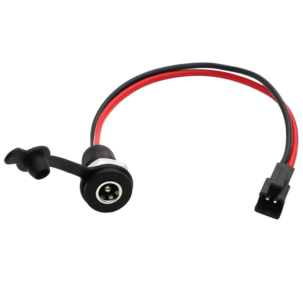 1/5/10pcs DC 5.5 * 2.1mm Power Socket Female Panel Mount To 2Pin JST SM Male Plug 5.5X2.1MM Connector Cable for Electric Scooter