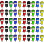 20PCS Insulated Safety 32A 4mm Banana Socket Terminal 5 Colors Female Jack Panel Mount Socket Binding Post Wire Connector