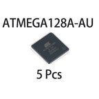 1/5/10/30/50/100Pcs Surface Mount ATMEGA128A-AU TQFP-64 Package 8 Bit AVR Microcontroller Integrated Circuit Chip