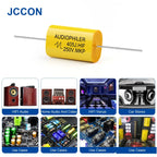 2Pcs 250V MKP Capacitor Audiophiler HIFI Fever Audio Metal Film Coupling Frequency Dividing 1UF 1.5UF 1.8UF 2.2UF 2.7UF 3.3UF