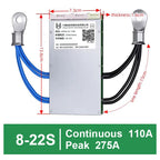 ANT BMS 8-22S 24-72V Smart BMS with BT UART App Control  for Lifepo4/Li-ion/LTO Free Software  40A 80A 110A 130A 170A 220A 340A