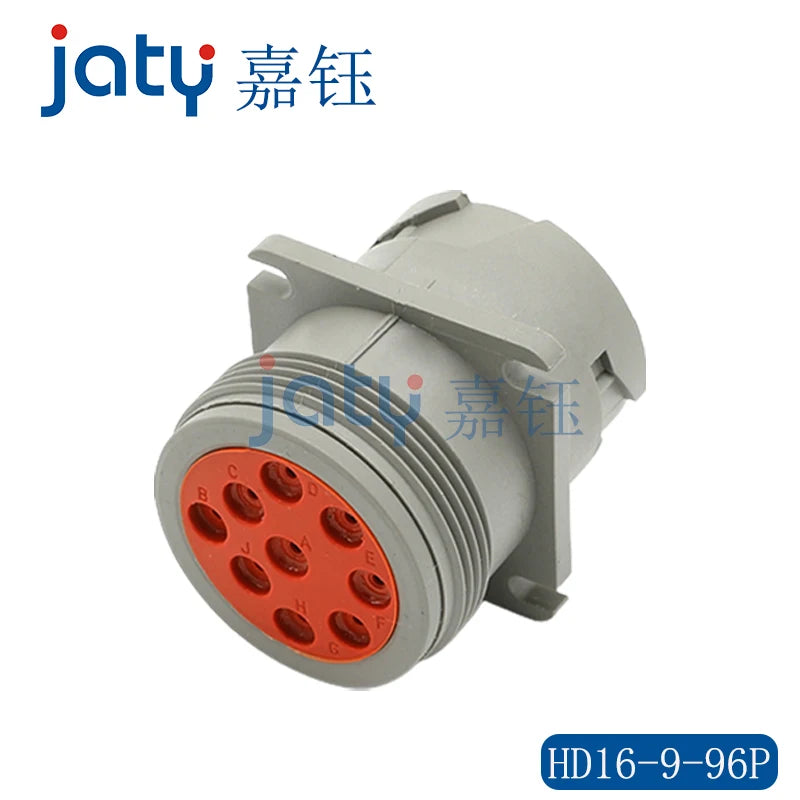 1set Grey Deutsch 9 Pin HD10 Series New ROHS Waterproof Auto Connector Diagnosctic Tool Circular Connector HD16-9-96S HD10-9-96P