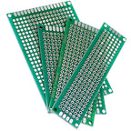 20pcs/lot 2X8 3X7 4X6 5X7 PCB Prototype Board Circuit Protoboard Universal Stripboard Prototyping Veroboard 5Pcs Each Value