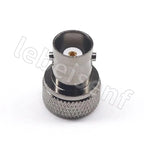 1pcs Radio Frequency Adapter BNC (Q9) Female to SMA Male Adapter BNC/SMA-KJ Disc Nickel Plated