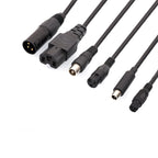 DC 5.5MM To 3-Pin GX16 Connector Cable Adapter High Charging Efficiency For Electric Scooter Bicycle Accessories Convertor