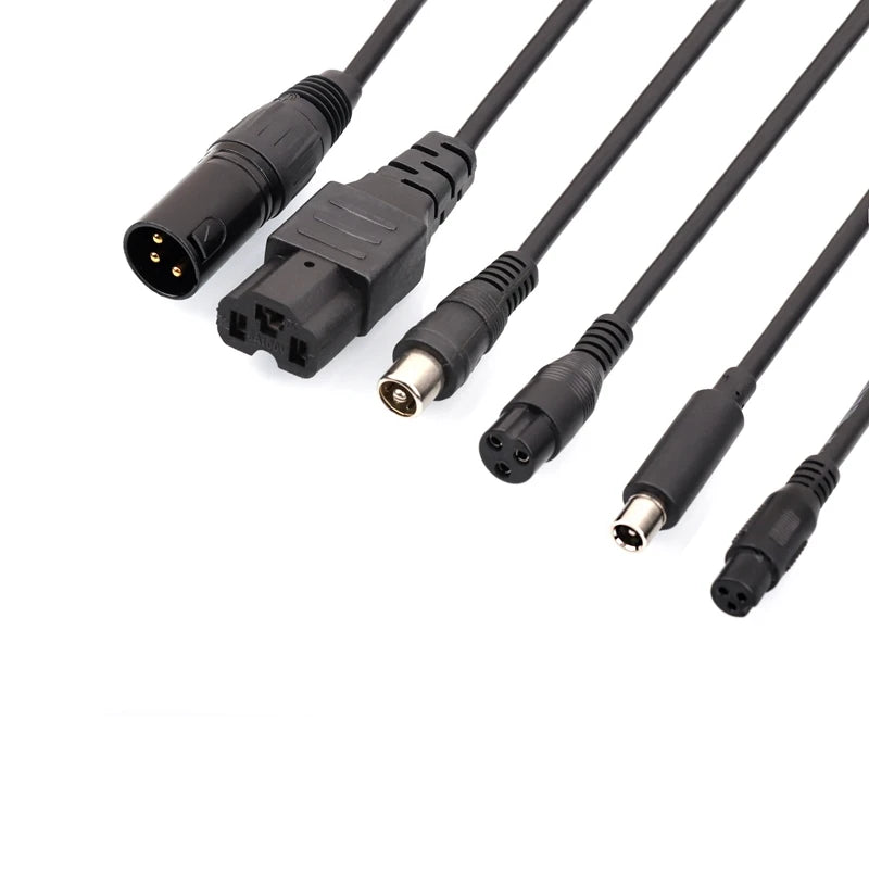DC 5.5MM To 3-Pin GX16 Connector Cable Adapter High Charging Efficiency For Electric Scooter Bicycle Accessories Convertor