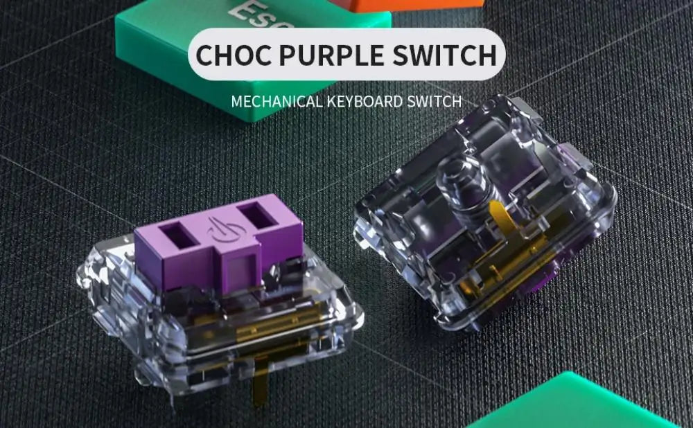 Kailh Choc Low Profile Switch 1350 Chocolate Keyboard Switch Clicky Tactile Linear White Switches Mechanical Keyboard for Laptop