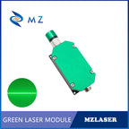 TTL PWM Green Line Laser Diode Module High Brightness Adjustable Focus 520nm 1000mW 1W Powell Lens Long Life Industrial Laser
