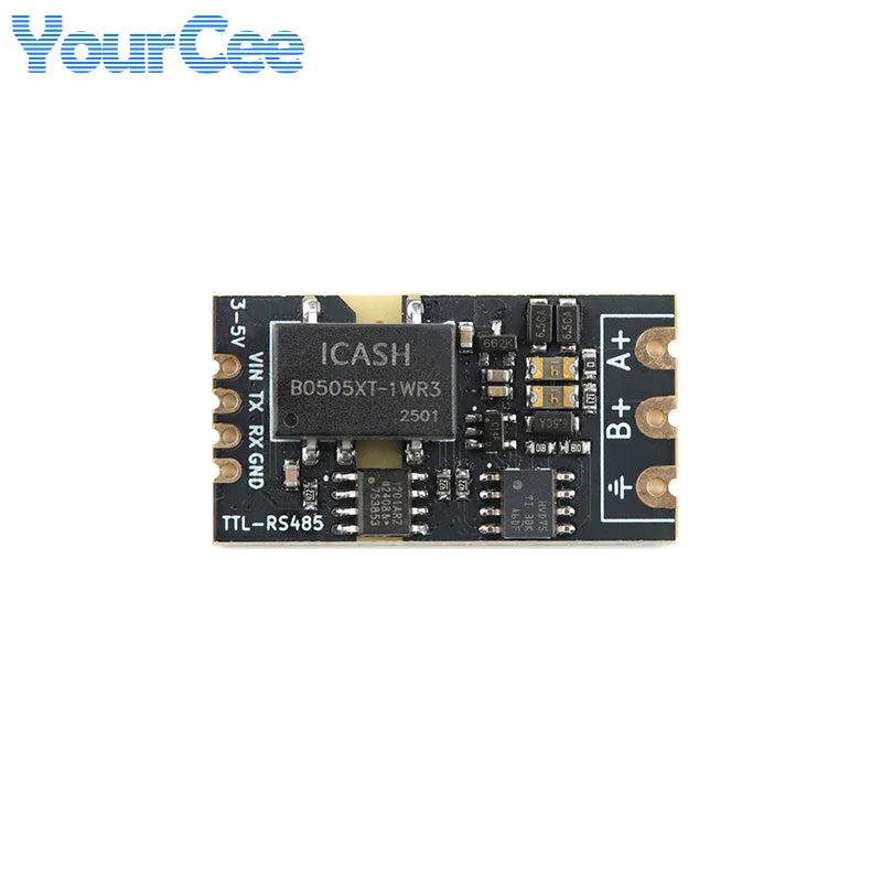 10pcs/1pc Isolated TTL to RS485 Level Board Module Serial Automatic Reverse High Speed 2Mbps Half-duplex Communication Isolation