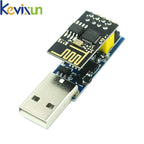 5/1PCS CH340C USB ESP8266 ESP-01 ESP01S Prog WIFI Downloader Module Developent Board for Arduino Programmer Adapter