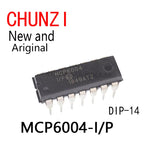 10PCS New and Original MCP6002 MCP6004 MCP601 MCP602 DIP-14 MCP6004-I/P DIP-8 MCP6002-I/P MCP601-I/P MCP602-I/P