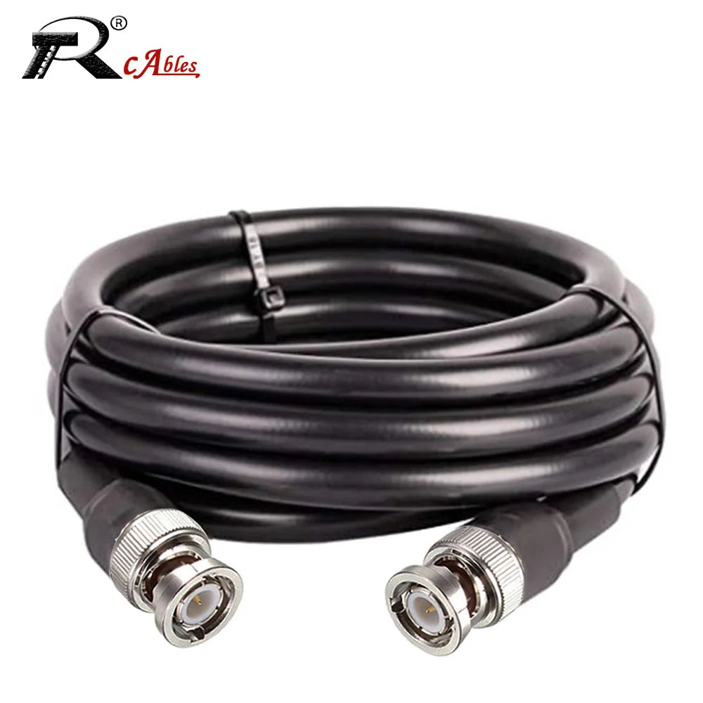 LMR400 Cable 50Ohm 50-7 BNC Male to BNC Male Plug Adapter 50-7 Pigtail Jumper Ham Radio Antenna Extension Cord Coaxial Connector