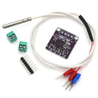 MAX31865 Temperature Sensor Module GY-MAX31865 RTD Digital Conversion Module Electronic DIY Board PT100-PT1000 for Arduino