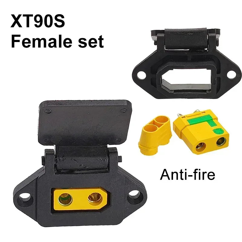 QS8-S Power Charging Plug XT90 Male Female Diamond Shell XT90S Anti-fire Electric Vehicle Lithium Battery Modification Interface