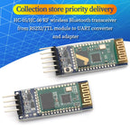 HC-05 HC-06 Master-Slave 6Pin/4Pin Anti-reverse,Integrated Bluetooth Serial Pass-Through Module,Wireless Serial For Arduino