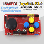 Gamepad Joystick Keypad Shield PS2 for Arduino nRF24L01 Nk 5110 LCD I2C Interface - Gaming Controller Add-Onmodule