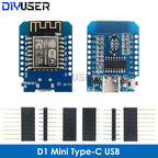 ESP32 S2 Mini / ESP8266 D1 Mini Board CH340 / ESP32-S2FN4R2 4MB FLASH 2MB PSRAM MicroPython For Arduino Development Board