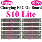 10Pcs Charging FPC Connector For Samsung S25 S24 S23 S22 S21 S20 Ultra Plus Note 10 20 Motherboard Main Board Flex Ribbon Port