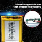 103450 3.7V 2500mAh Polymer Lithium Rechargeable Battery JST PH 2.0mm 2Pin Plug for Camera GPS Navigator MP5 Bluetooth Headset