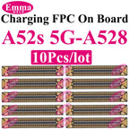 10pcs Original Charging Port FPC Connector For Samsung A04 A05 A14 A15 A24 A25 A34 A35 A52 A53 A54 A55 Mainboard Flex Clip