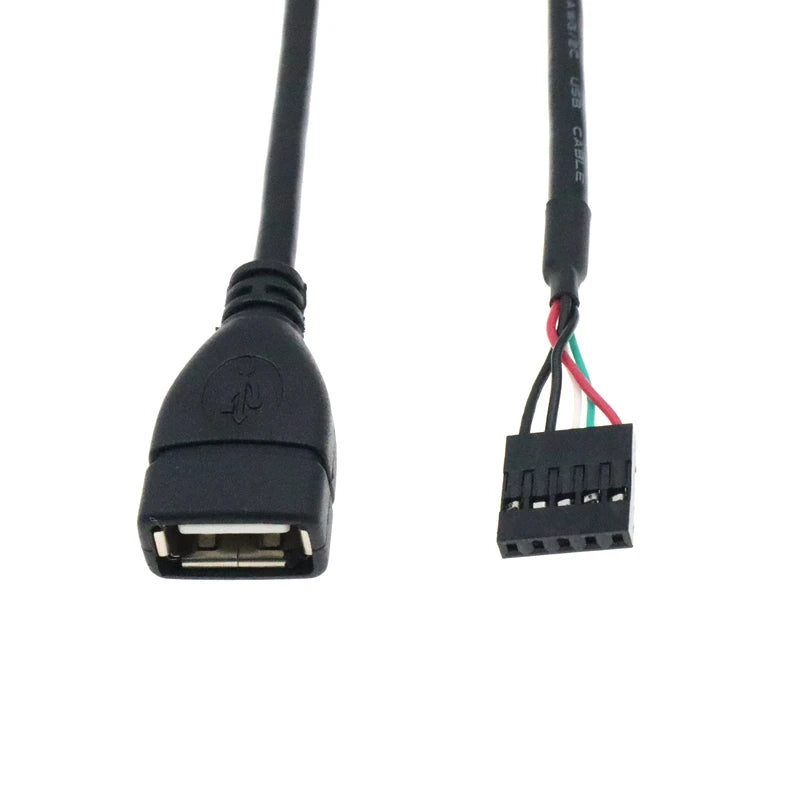 USB Header PCB Motherboard Cable USB 2.0 Micro 5Pin /Mini 5Pin Type-c Male USB Female to 9Pin Female 2.54