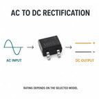 1000PCS MB6S MB6F MB6M MB8S MB10S MB10M MB10F Bridge Rectifier Diode 0.5A 1A 1000V SOP-4 DIP-4 SMD Full Wave Rectifier AC DC