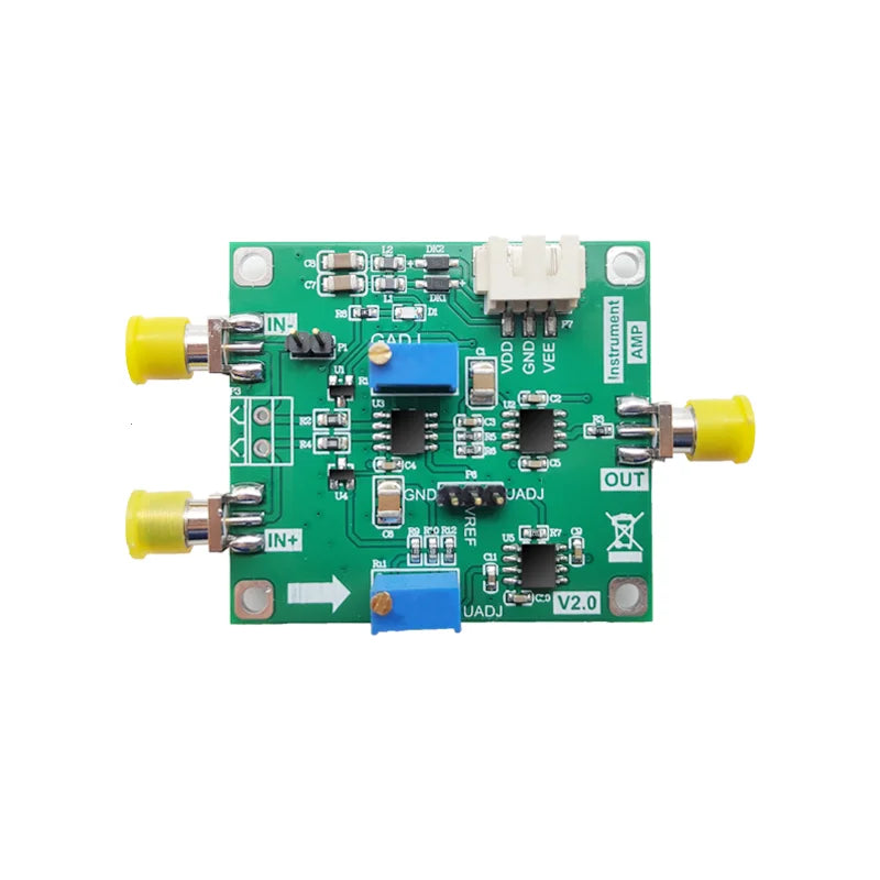 INA128 Amplifier Module Dual Power Amplifier Instrument Amplifier Precision Microvolt/millivolt Amplifier