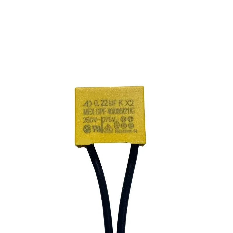 5PCS AD K X2 Safety capacitance Tape line 0.1uF 0.15uF 0.22uF 0.33uF 0.47uF 250V-275V Housing Flexible wire safety capacitor