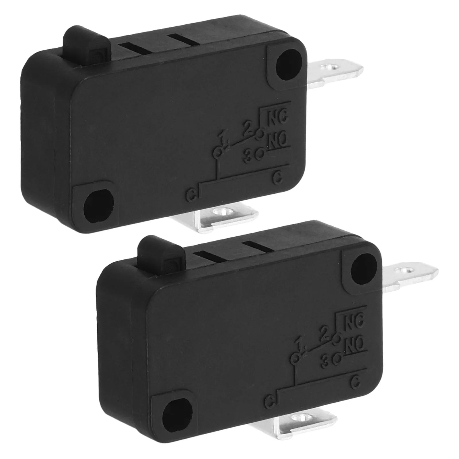 2Pcs Microwave Door Switch Universal Micro Momentary Replacement for Home Appliance Microwave Oven Fridge Washing Machine
