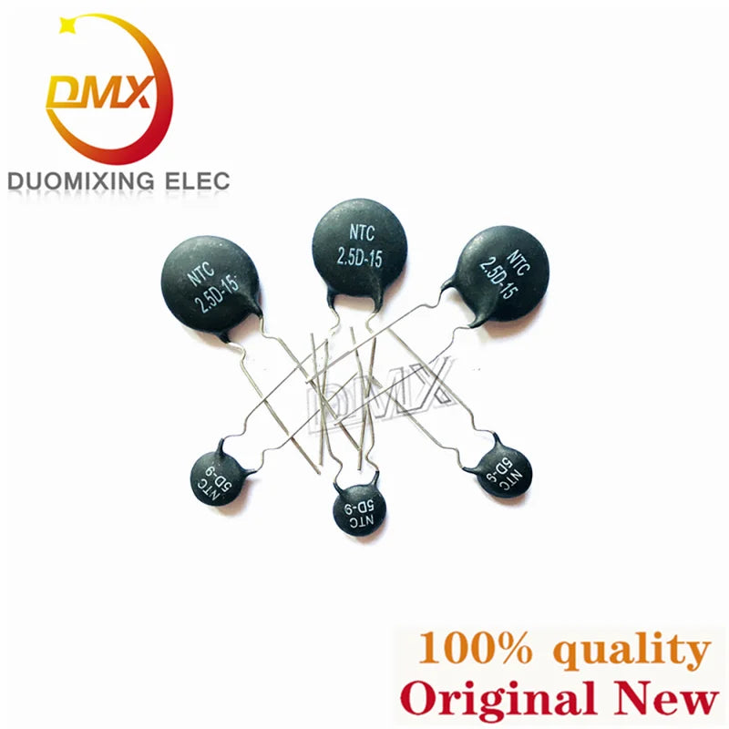 5PCS MF72 thermistor 33D/5D/8D/47D/20D/10D-5/7/9/11/13/15/20/25 PTC 15P/16P NTC negative temperature coefficient thermistor